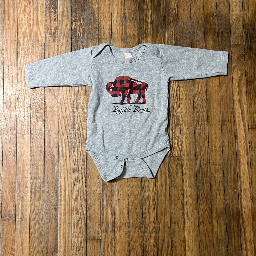 Laughing Giraffe 6/12M Buffalo Roots Bodysuit